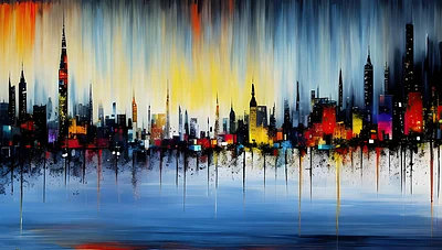 City Skyline: Night