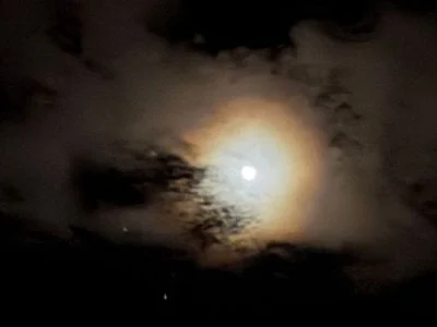 I walk at night