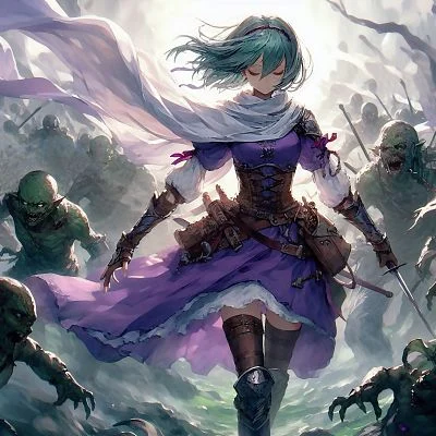 Glitch warrior; Brave as a woman