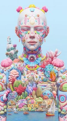 Cosmic Coral Island