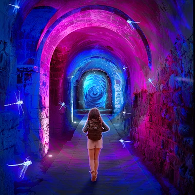 Guided by light