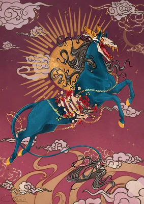 Oriental horse