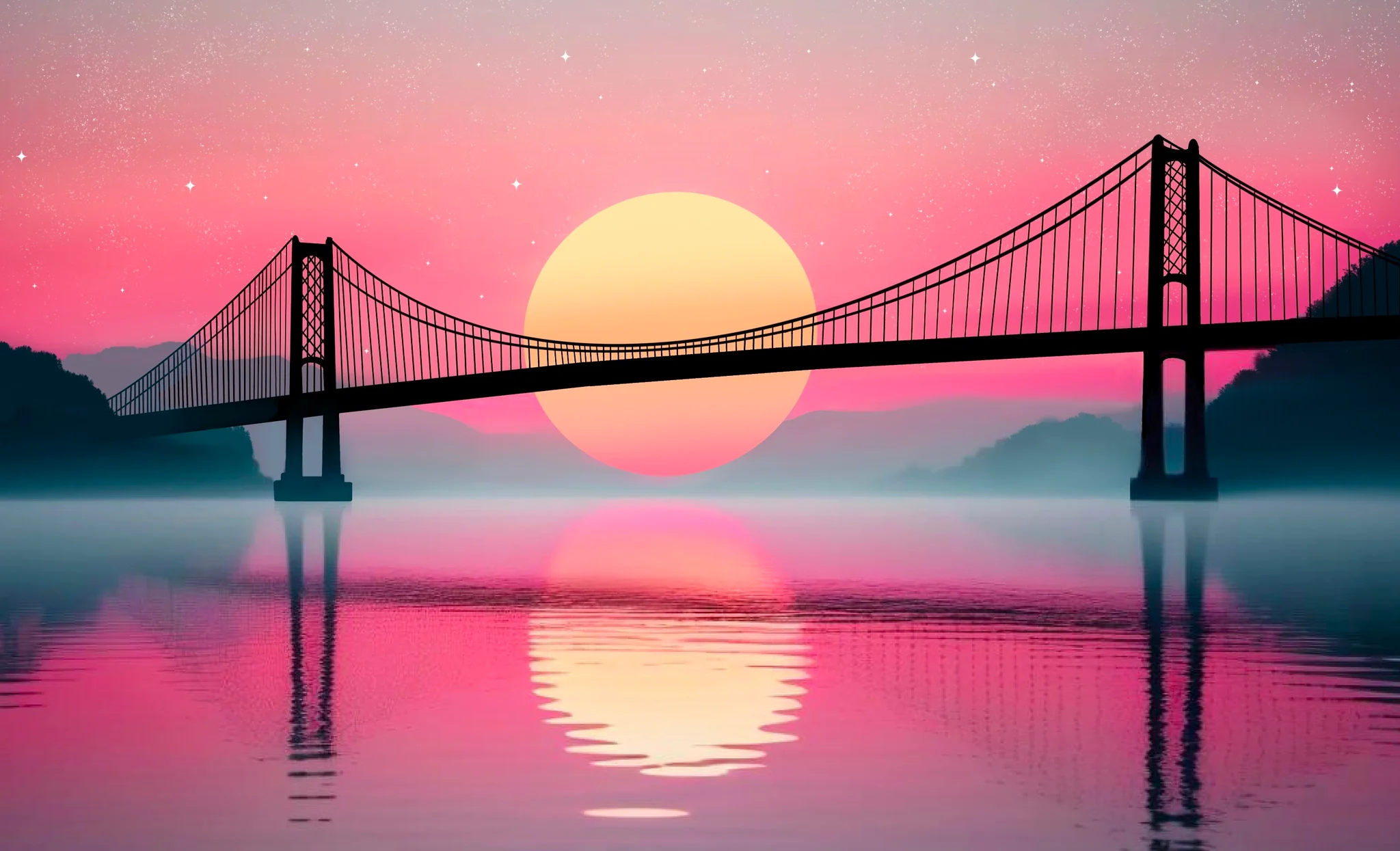 Pink sunset