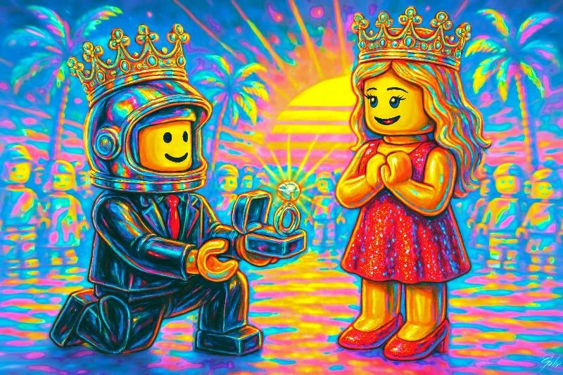 King Chaz Brixley & Queen Maria OzBrix Proposal