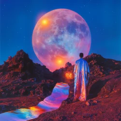 IMG 9417: Blue moon 🌕 let go..!