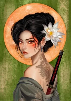 A Shadow with a Lotus Blade