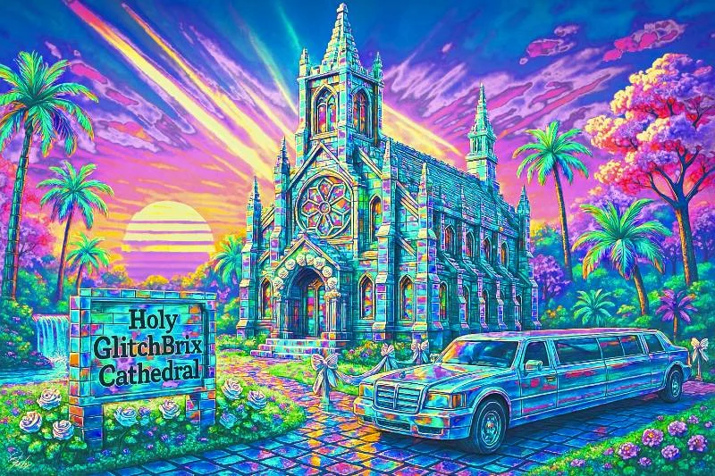 Holy GlitchBrix Cathedral - Private Island Location