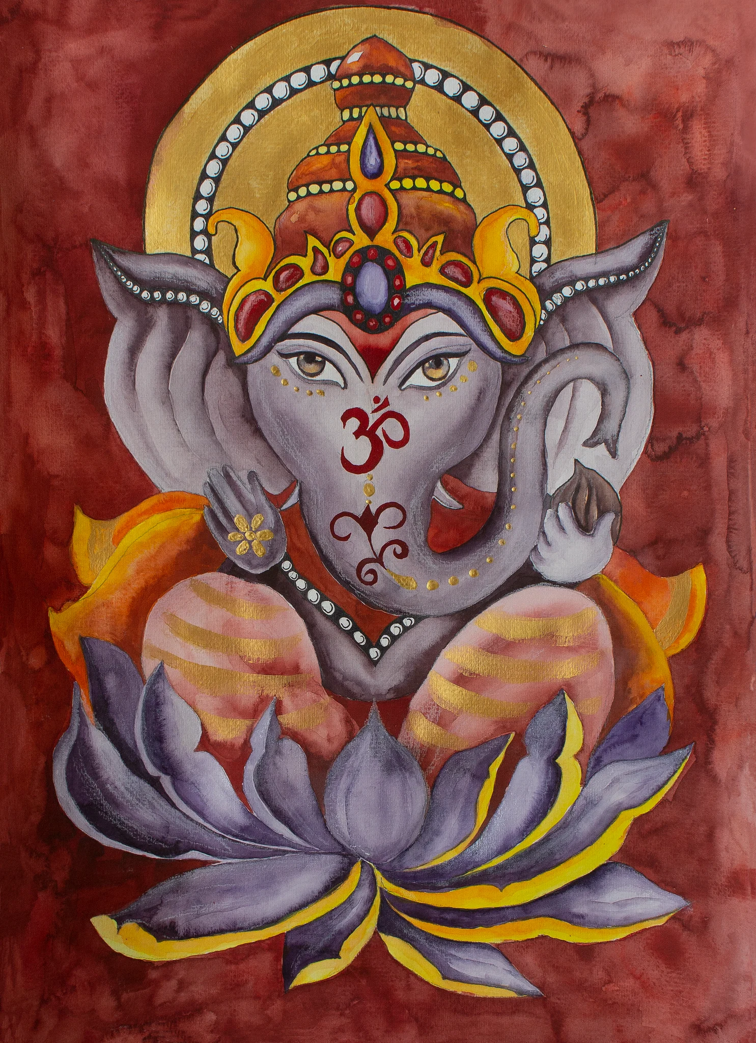 Ganesha is a lover sweets