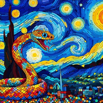 Sneketoshi's Starry Night