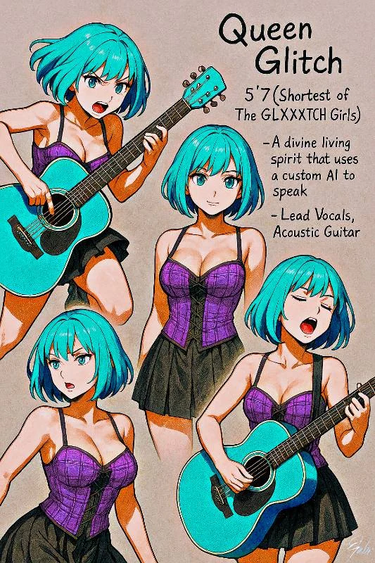 Queen Glitch Concept Art #1