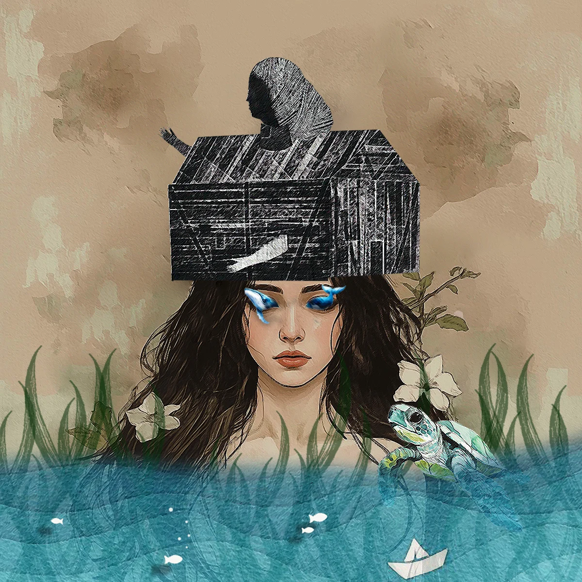 Beneath still waters