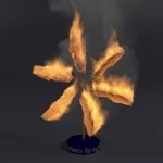 3D pinwheel #47 Burning Blades Collab with @morteza_yousefy