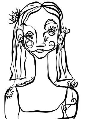 1line Portrait #33