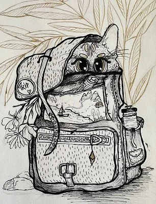 Backpack with a surprise