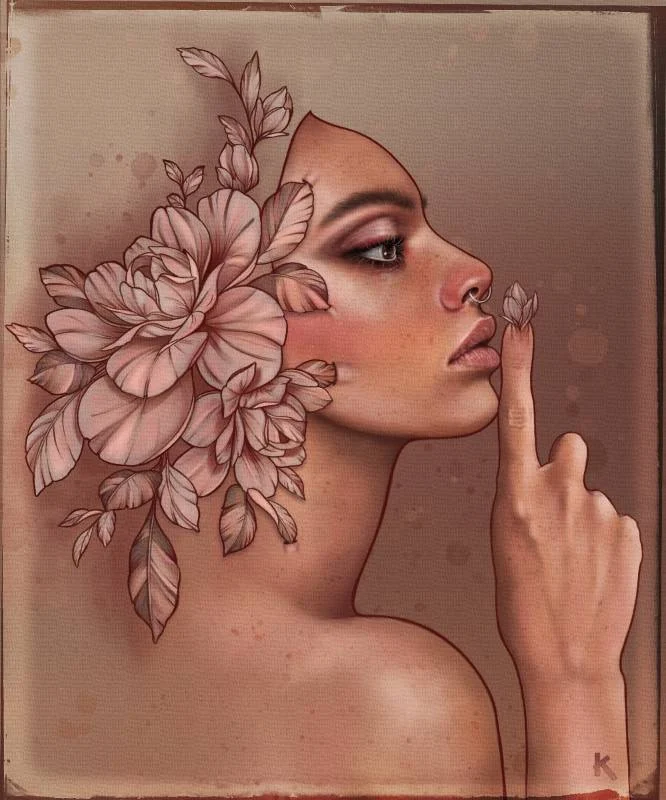 She Wore Silence Like a Flower