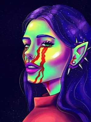 Neon girl 1