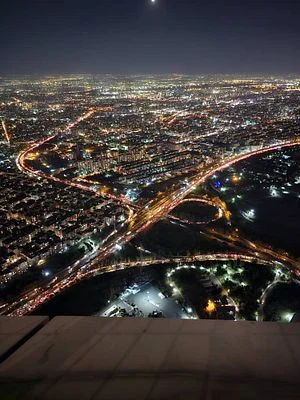 Above the sky of Tehran