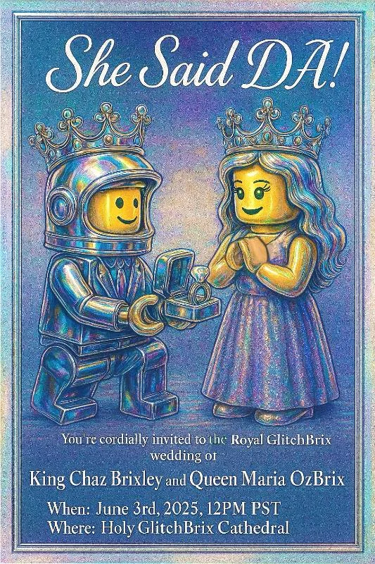 Chaz and Maria - Royal Wedding Invitation