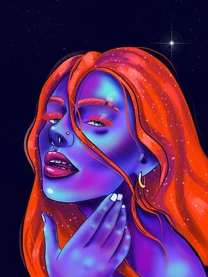 Neon girl 2