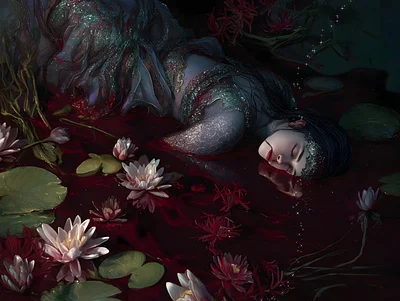 Dance of Death Among the Flowers