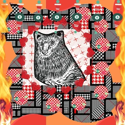 Patchwork Bear 2023 MotherBear X Lara Arts