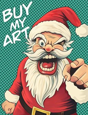 Santa, buy my art!