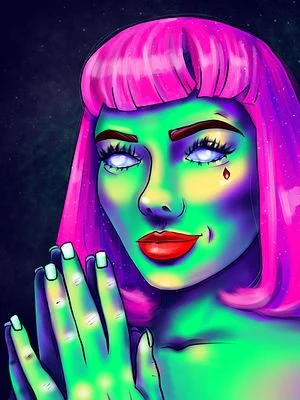 Neon girl 3