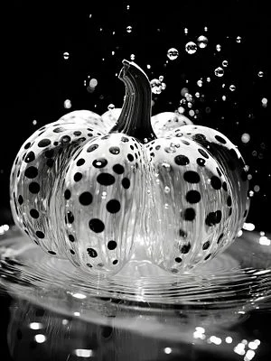 The Crystal Polka Dot Pumpkin