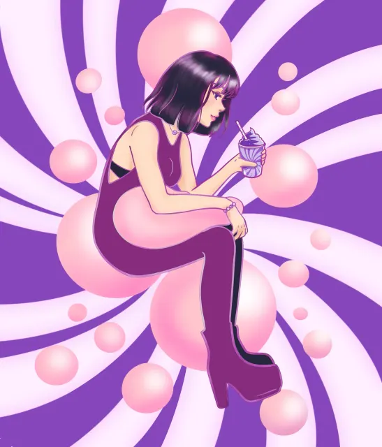 Bubble gum fantasy
