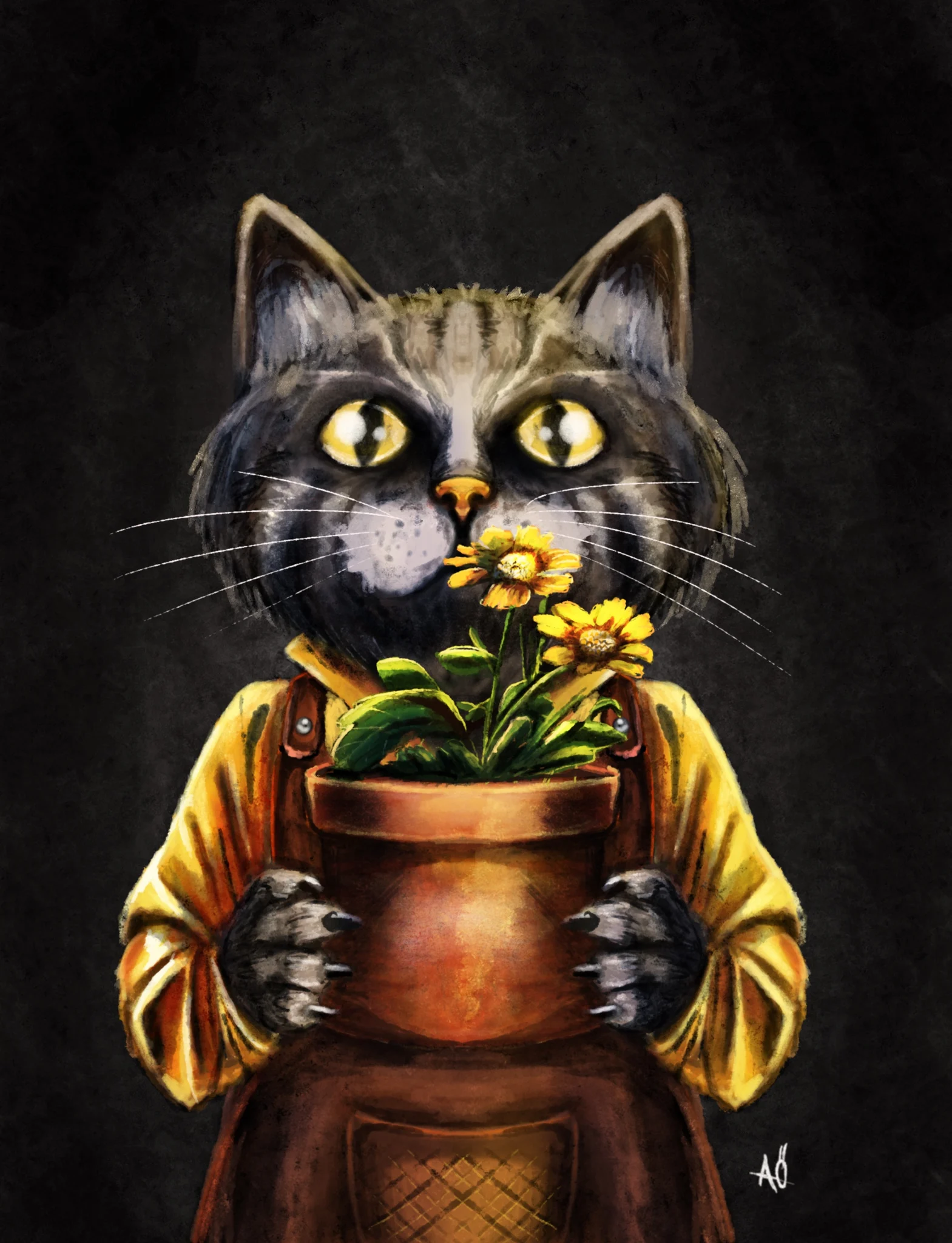 The Purrıng Gardener