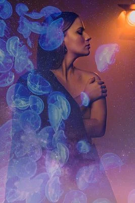 Jellyfish Serenity in Space