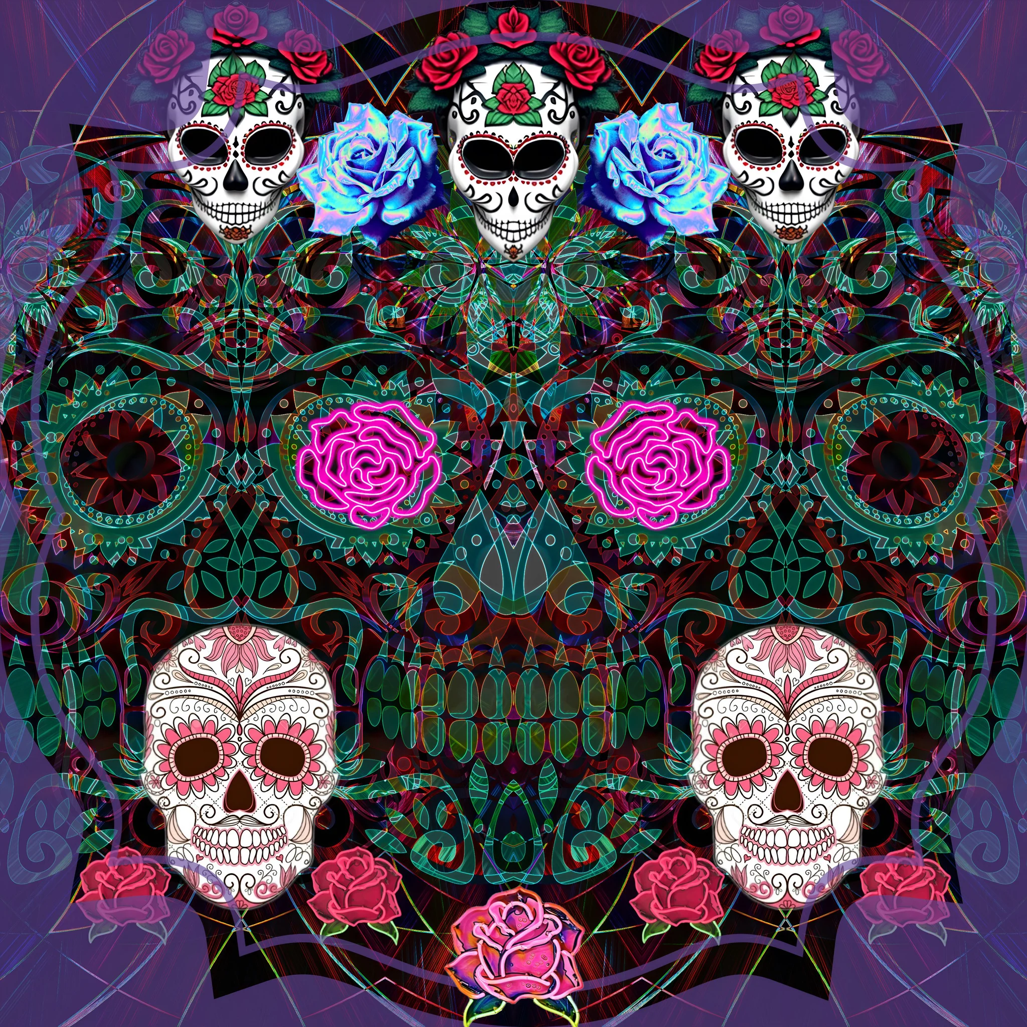 "Echoes of Dia de los Muertos" - ALESHA BULLOCK