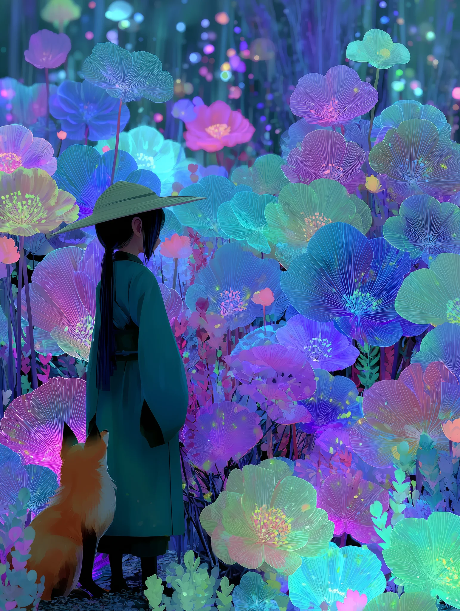 Guardian of the Luminous Bloom