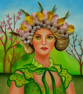 spring lady