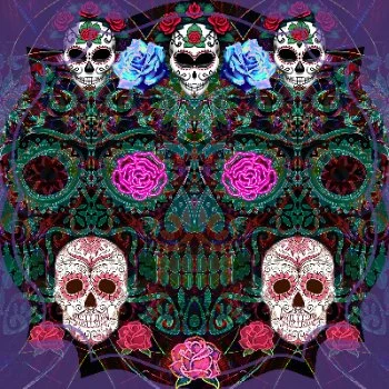 "Echoes of Dia de los Muertos" - ALESHA BULLOCK