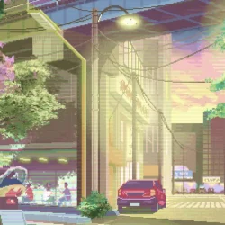 Quiet Street at Dusk