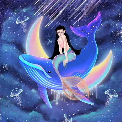 Lunar mermaid
