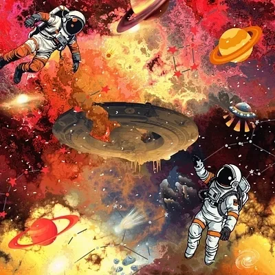 The spaceman traveler
