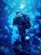 Inside the blue