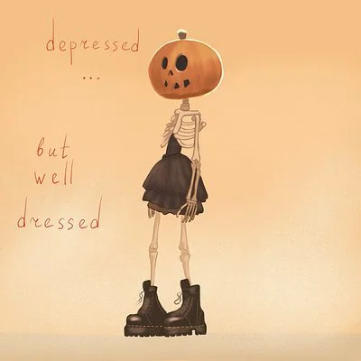 Depressed but well dressed