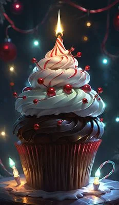 Delicious Xmas Cupcake