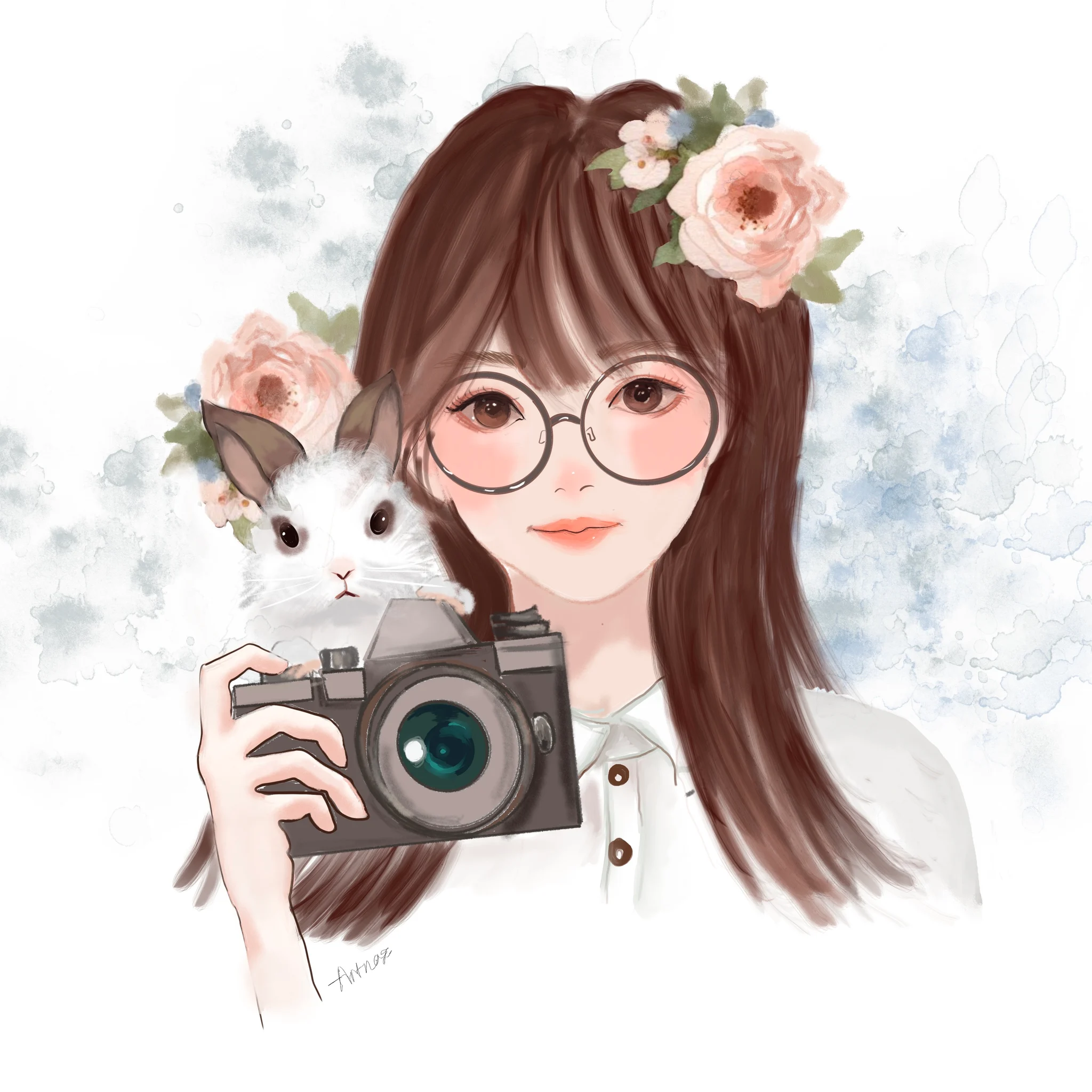 Bunny behind the lens