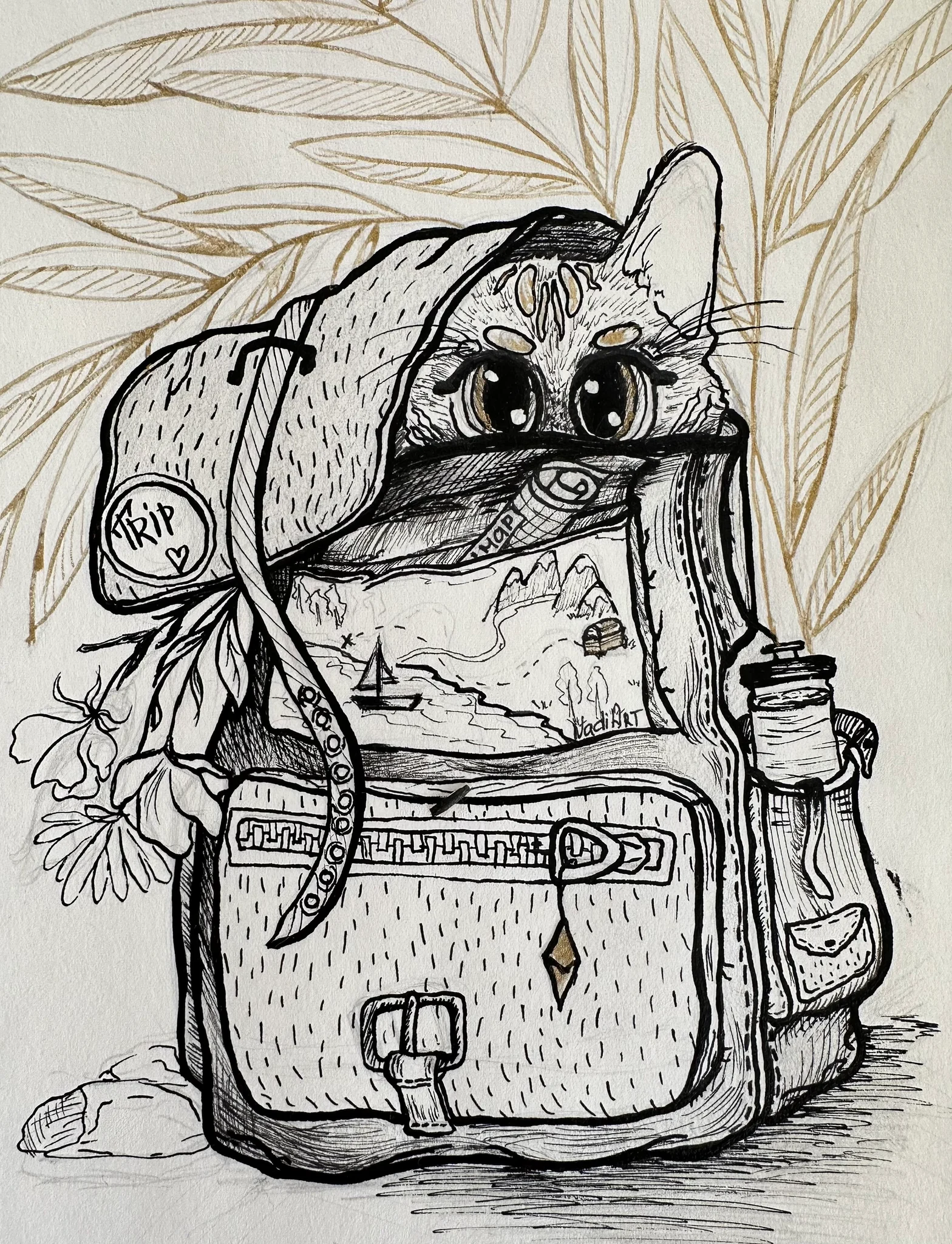 Backpack with a surprise