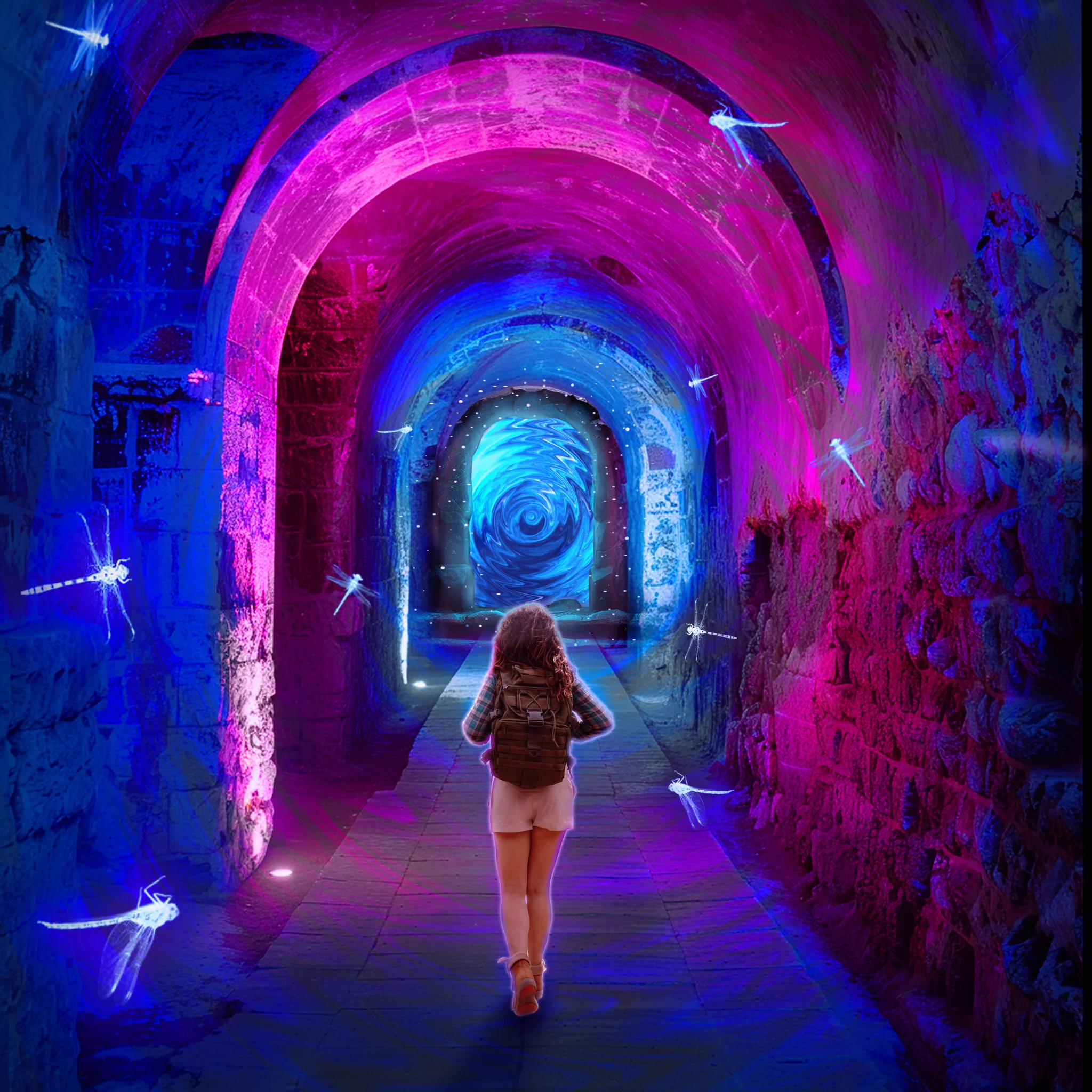 Guided by light