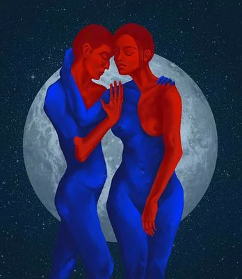 Blue & REd