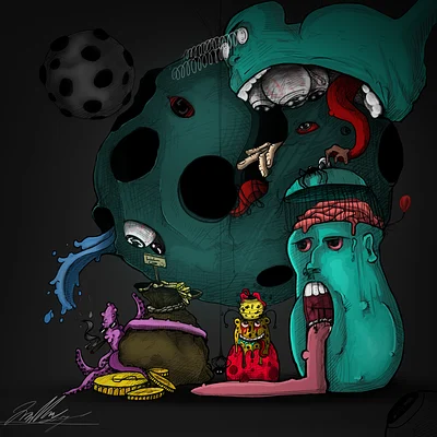 Out of Brain Collored