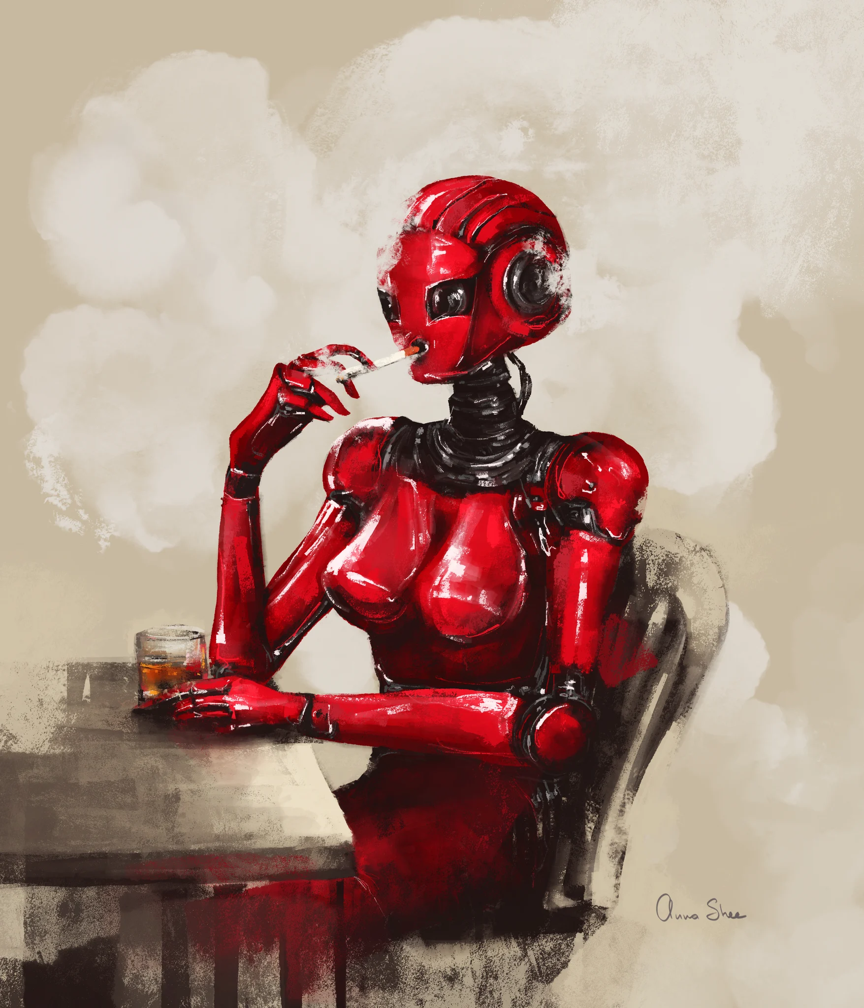 The Smoking Robot